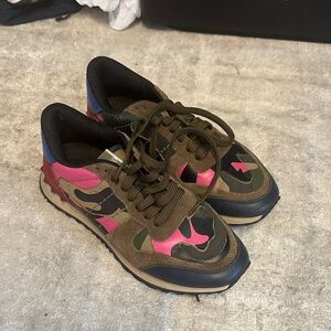 Valentino Garavani Multicolor Camouflage Sneakers